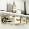 Pull-Out Bathroom Storage Box Transparent Makeup Cotton Organizer  Washstand Storage