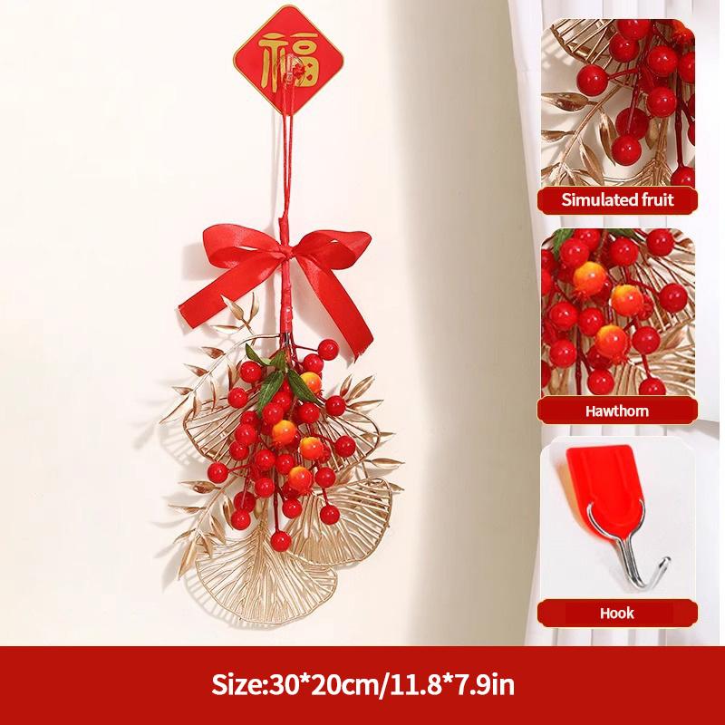 Chinese New Year Decorations 2026 Lucky Fortune Hanging Pendants Traditional Spring Festival Living Room Hanging Ornaments
