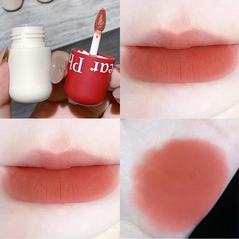 Phantom Bear Multi-Use Cream: Long-Lasting Matte Velvet Lip Glaze