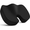 Seat Cushion, Office Chair Cushions Butt Pillow for Car Long Sitting, Memory Foam Chair Pad for Back, Tailbone Pain Relief (Black)