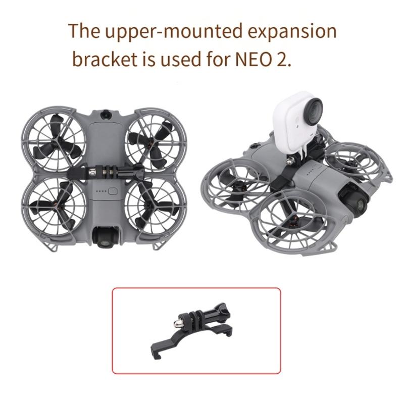 Lightweight Drones Top Extension Bracket For NEO2 Secure Action Camera Mounting During Flight Quick Installation