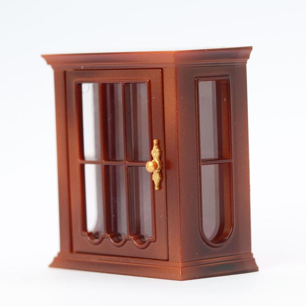 Vintage Miniature Wall Cabinet Model Figurine 1/12 Scale Furniture For Dollhouses Decoration Scene Display Decoration