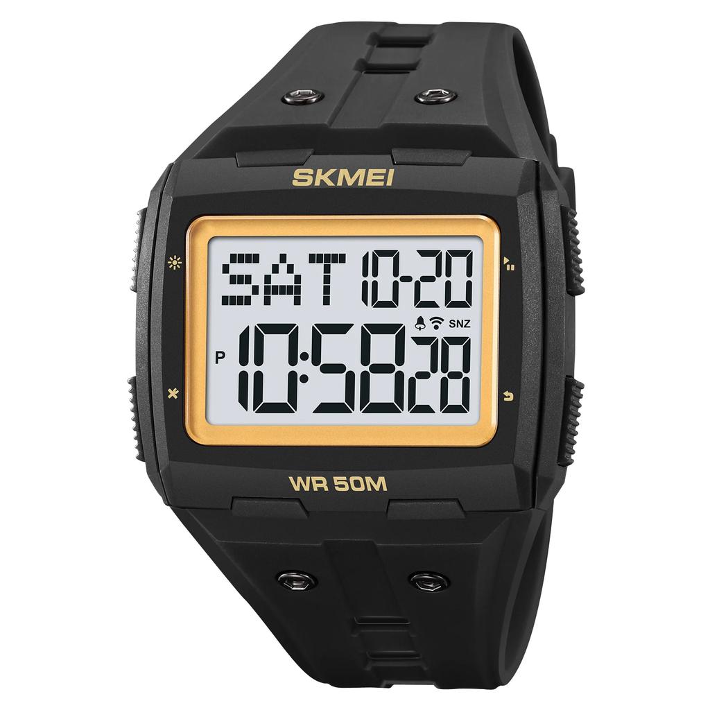 SKMEI 2186 hombre Countdown Sport Watches Mens 5Bar Waterproof Back Light Stopwatch Digital Wristwatch For Male Alarm reloj