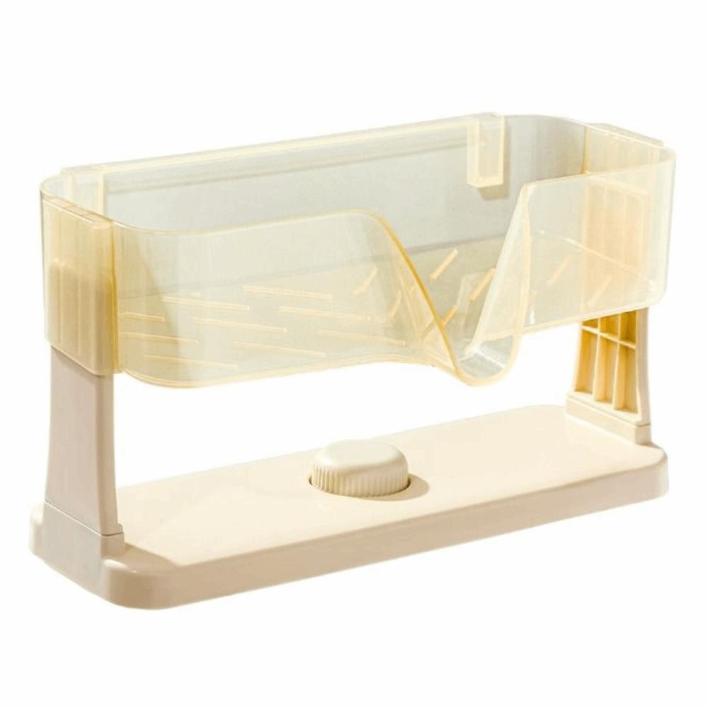 Quick Dry Kitchen Sink Storage Rack Save Space Sponge Drain Holder Dishcloth Organizer Bathroom