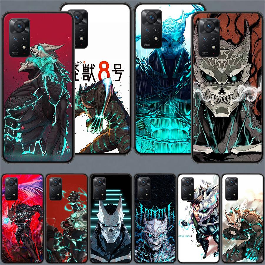 Kaiju No. 8 Anime Phone Case For Redmi Note 13 14 15 Pro Plus 12 13C 12C 15C 9 10 10C 9T 9C 9A TPU Soft Cover Clear Cell Cases S