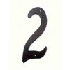 1pc 4 Inch Metal Number Sign Black Modern House Address Plaque Outdoor Door Entry Garden Wall Decor Home