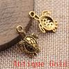 Turtle Shaped Charms Pendant For Bracelet Necklace Jewelry Making Craft Findings
