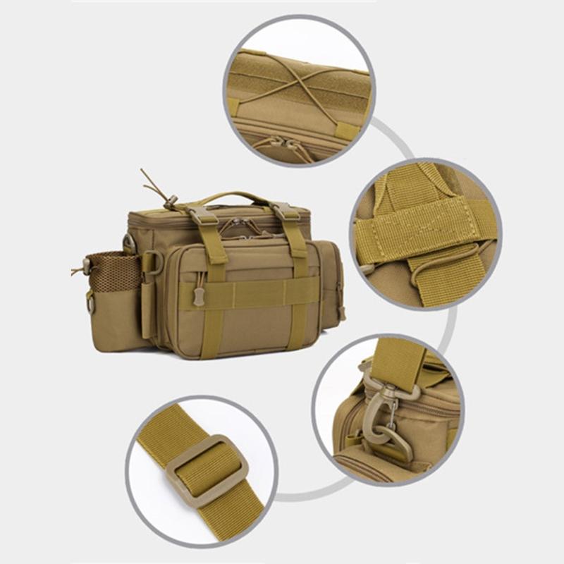 Waterproof Fishing Bag Nylon Fishing Tackle Storage Bag Multifunctional Fishing