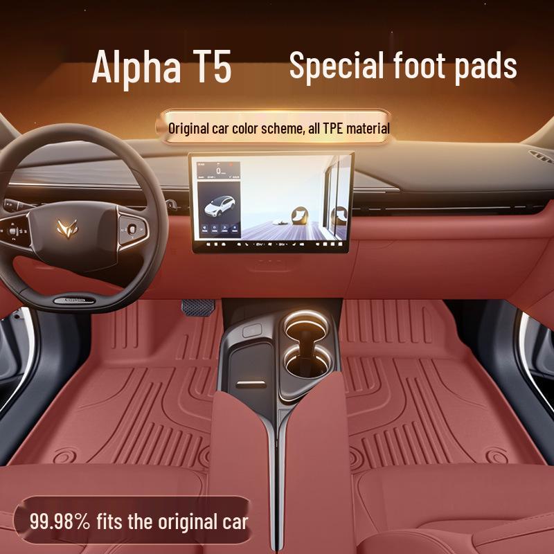 Alfa T5 Interior: 2025 TPE Model Floor & Carpet Mats Collection