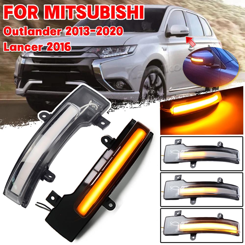 For Mitsubishi Outlander ASX 2014-2020 Lancer 2016 LED Side Dynamic Turn Signal Light Rearview Mirror Indicator Lamp 8351A135