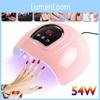 Professional 54w Nail Polish Dryer Lamp With 18 Led Uv Gel Acrylic Curing Light