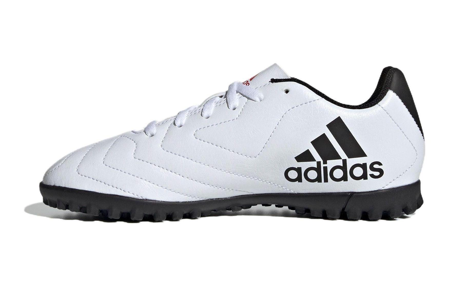

Adidas Goletto 7 Slip Resistant Anti Kick Low top Kids Soccer Shoes Bright White Kids FV8707 30