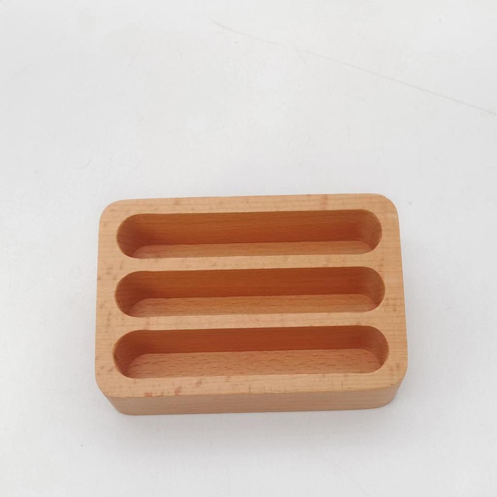 Wood Desktop Business Card Display Stand Business Card Holder Memo Holder Storage Wood Card Organizer for Office Table Organizer