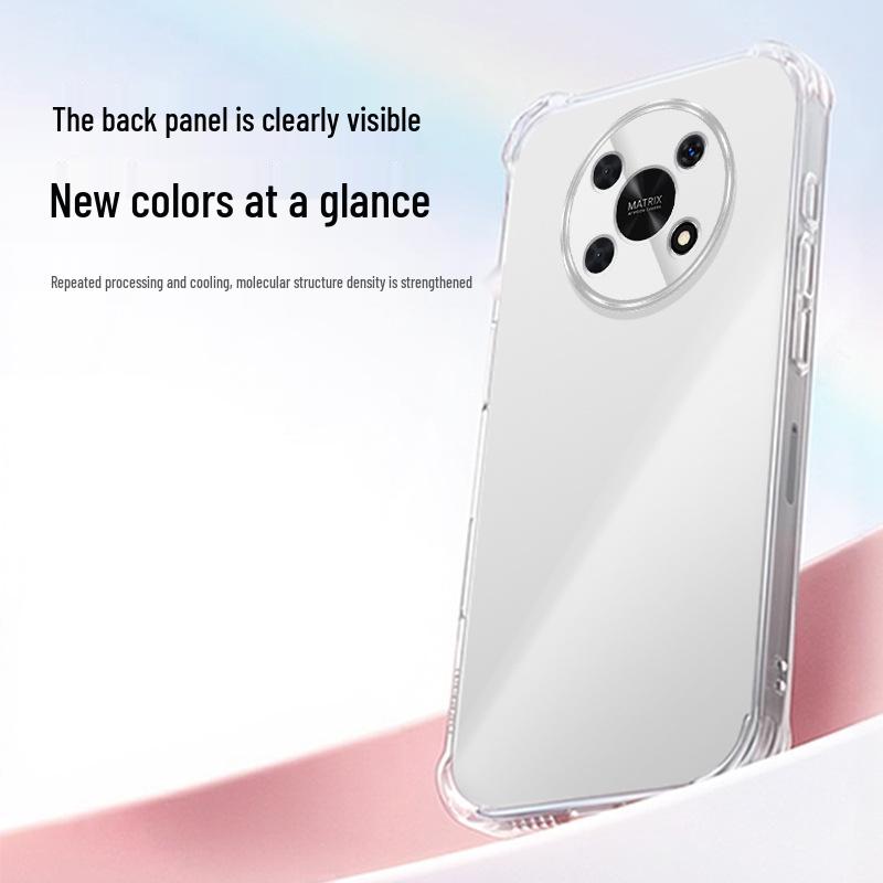 Honor X30 Transparent TPU Case: Drop-Proof Airbag Design for X30i/X30max - Simple, High-End Style