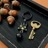 Spooky Bag Charms Halloween Cartoon Bat Keychain with Bell Winged Ghost Castle Collectibles Charm Charm Backpacks Handbags Decoration Accessory,