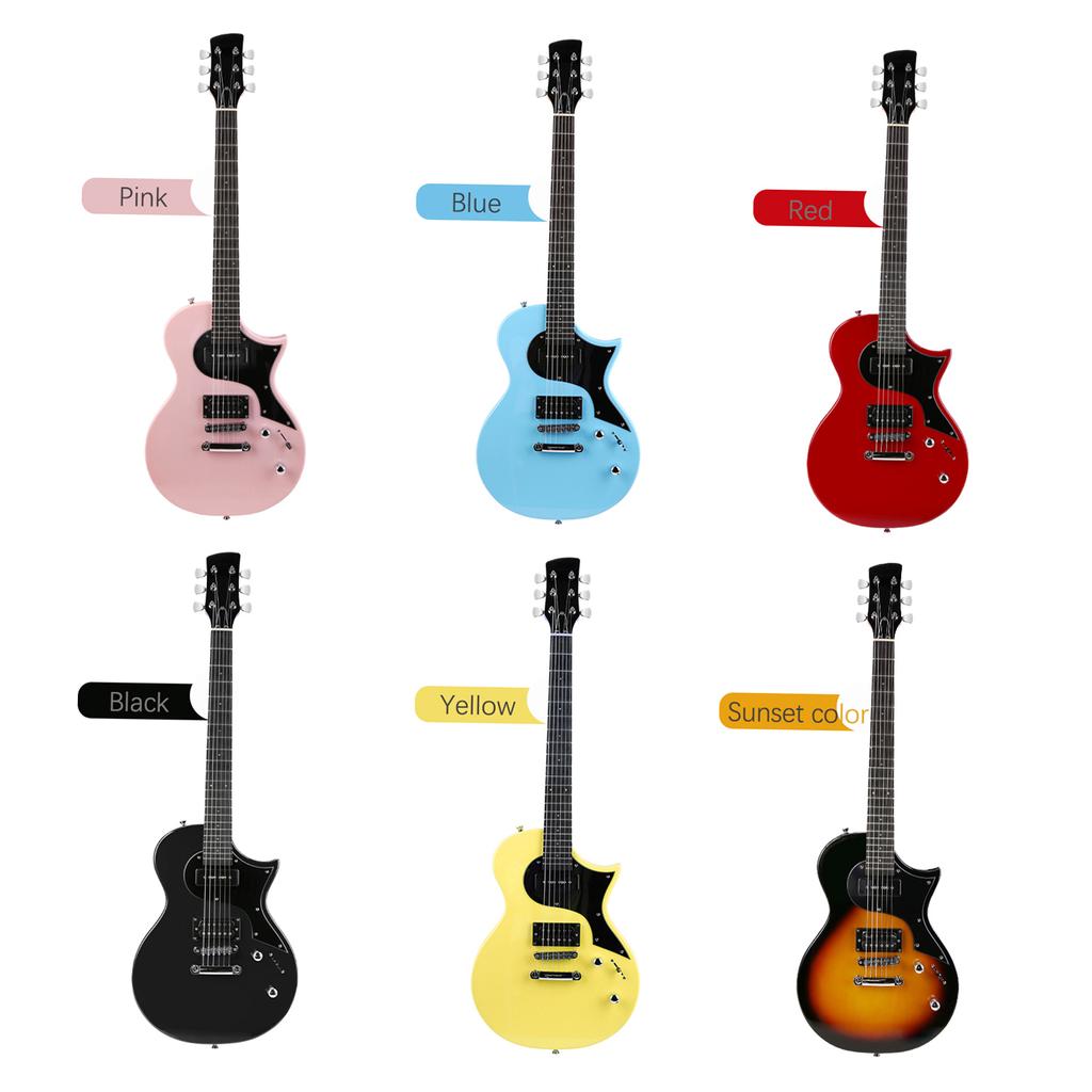 Electric Guitar Professional Solid Wood Guitar Stringed Musical Instrument Poplar Body Hard Maple
