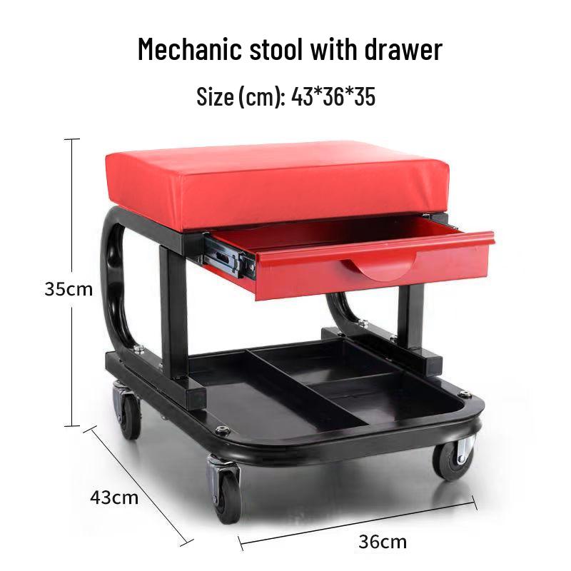

Кожаная подушка Роликовый Ремонтный и Косметологический Стул с Хранением