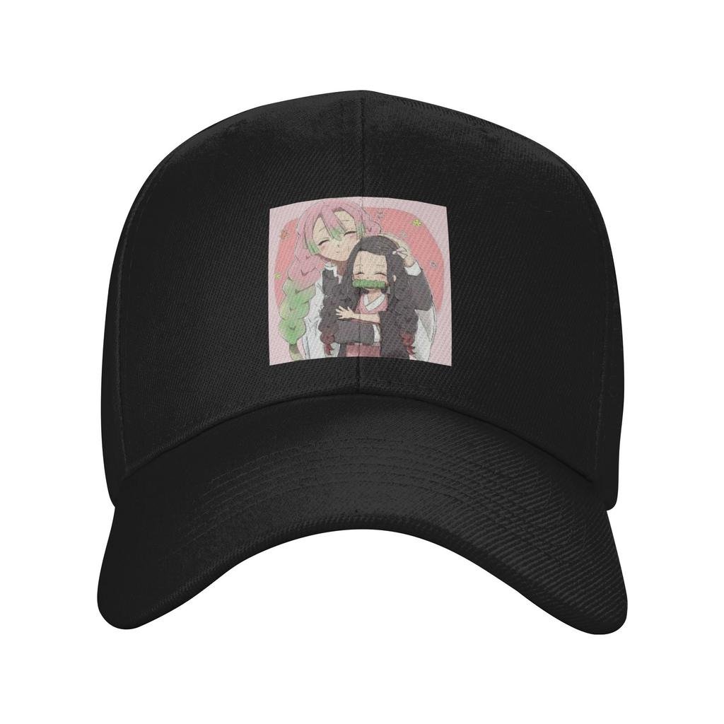 Unisex Baseball Hats Mitsuri Kanroji and Iguro Obanai Outdoor Streetwear Summer Sports Baseball Caps Hip Hop Cap Casquette Hats