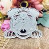 2pcs Dogs Metal Cutting Dies Stencils for DIY Scrapbooking Dies Paper Album Cards Embossing Dies Cut Craft Dies