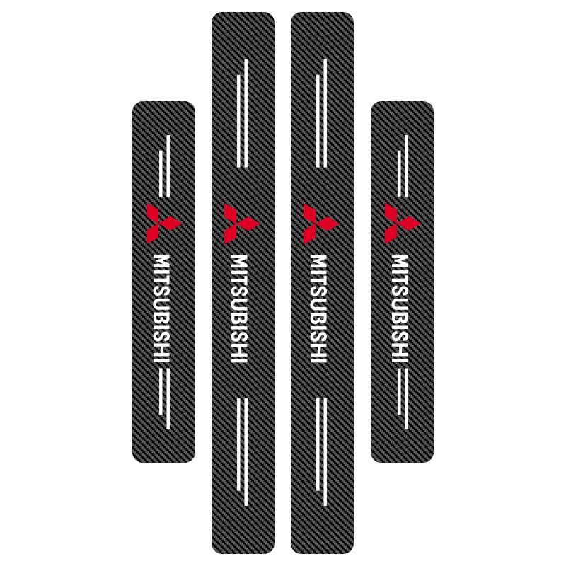 Autotürschweller Carbonfaser Schwellerschutz Aufkleber Decals Für Mitsubishi Lancer 9 Ex Evo ASX L200 Colt Pajero Sport