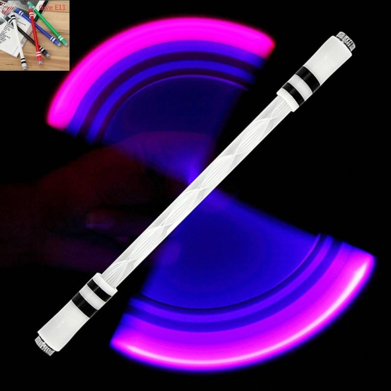 E15 Podświetlany Spinning Pen Rolling Pen Specjalny długopis bez wkładu dla dzieci