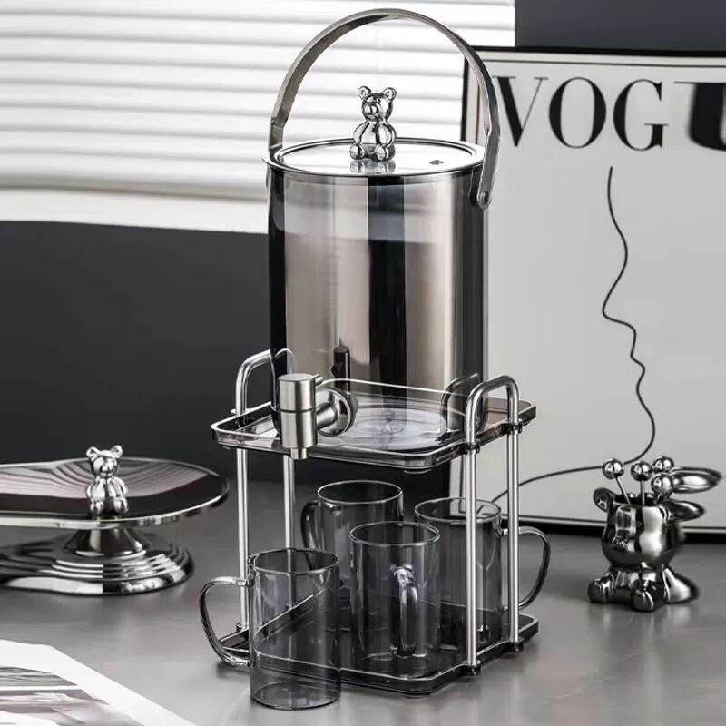 Anmu Czajnik na zimną wodę ze szkła borokrzemowego z kranikiem