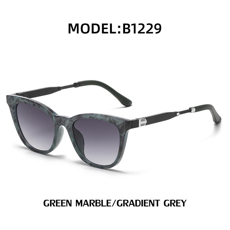 

JYL TS Unisex Aluminum-Magnesium Spring - Cat-Eye UV-Protective B1229 c-3333 золотисто-берёзовый