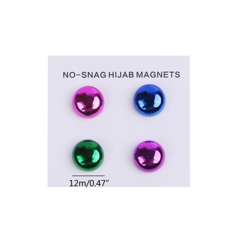 Woman Strong No Snag Hijab Magnets Magnetic Shawl Brooch Pin Hole Magnet Brooches,Choose Your Favorite Style Freely