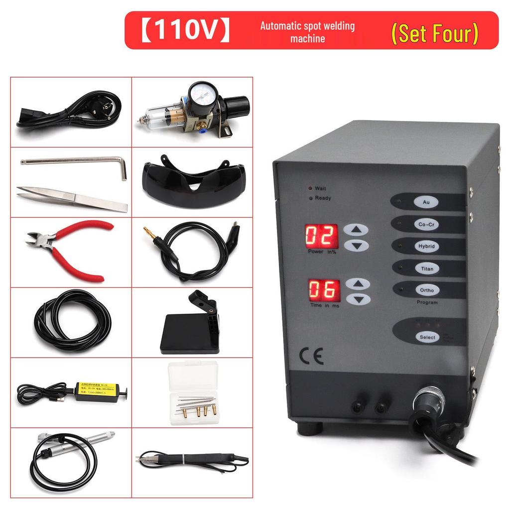 2025 High-Power Spot Welder for Dental, Orthodontic, CNC, Argon Arc, Gold, Silver, Jewelry, Necklace Welding