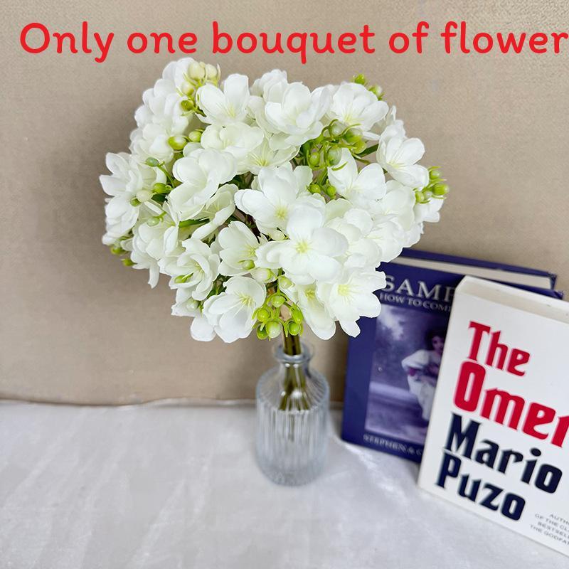 Artificial Jasminum Sambac Home Decor Wedding Centerpiece With Silk Material For Photography And Events