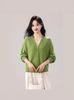 Plus Size Women's Korean Style Casual Batwing Sleeve Knit Cardigan - Spring 2026 Edition