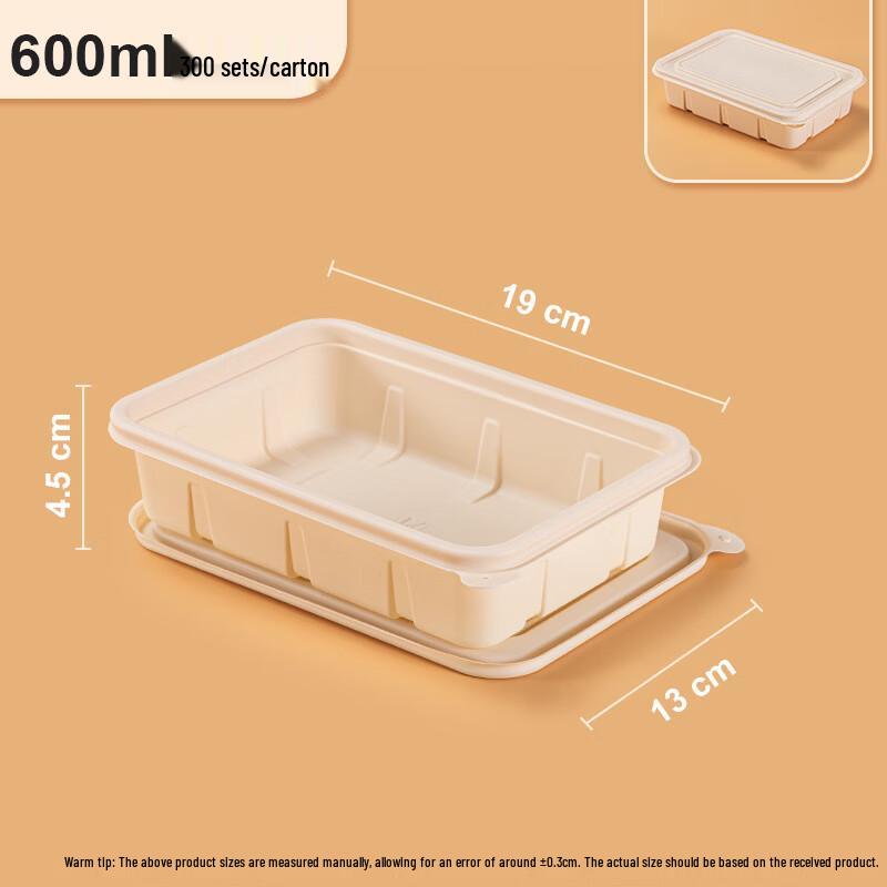 Eco-Friendly Corn Starch Disposable Food Containers