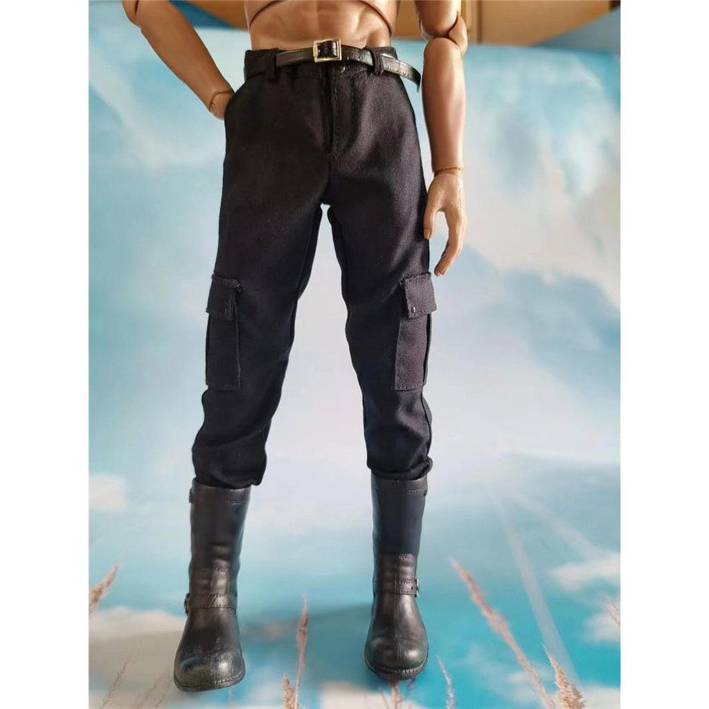 1:6 Soldier Man's Fashionable Casual Combat Trousers: Straight Leg Long Pants