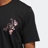 Adidas Cartoon Frog Basketball Sports Short Sleeve T-Shirt Men Tops Black HK6723