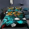 Wissenschaftlich-fantastisches Drachen-Bettwäsche-Set Bettbezug Laken Bedrucktes Bettwäsche-Set Kissenbezug Bett Einzelbett Doppelbett Queen King Size Bettdecke Schlafzimmer