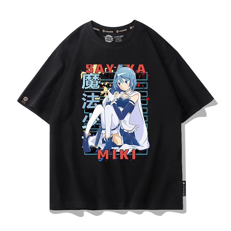 Anime Puella Magi Madoka Magica Cosplay Printed Short Sleeves TShirt Casual Tee Fashion Shirts In Summer Birthday Gifts