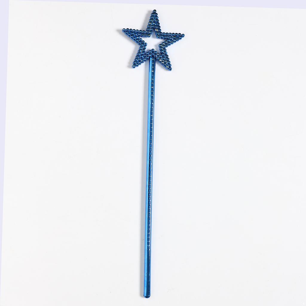 Star Shape Fairy Wand for Kids: Plastic Costume Accessory for Halloween Themed Party Cosplay Festival