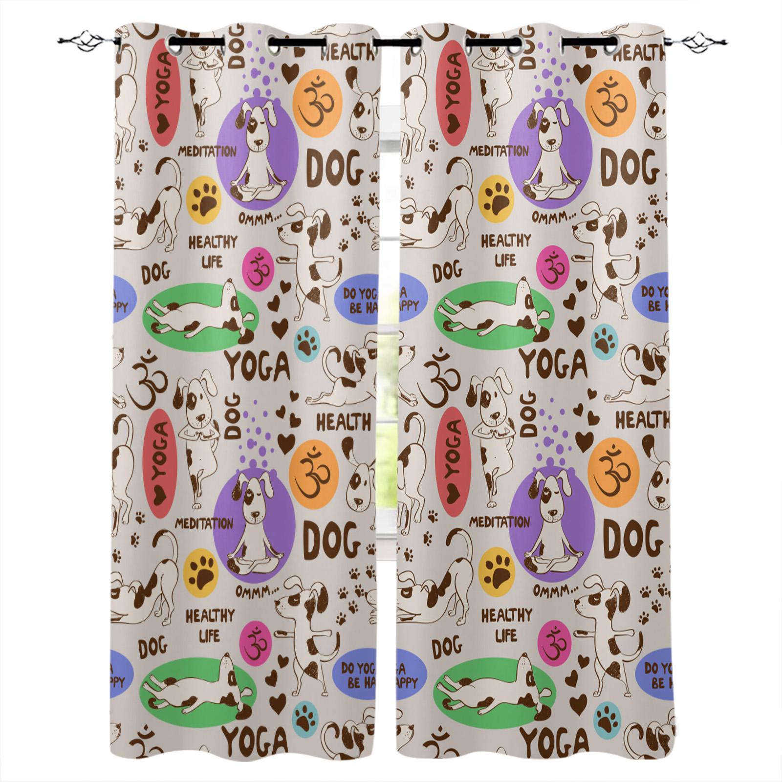 Розовые плотные шторы для йоги для детей — фото 12