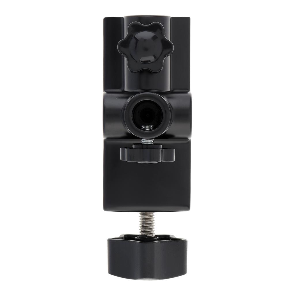 3-IN-1 Large Area Contact Table Mount Clamp Metal Desk Clamp Mic Clamp Holder for Microphone Suspension Boom Scissor Arm