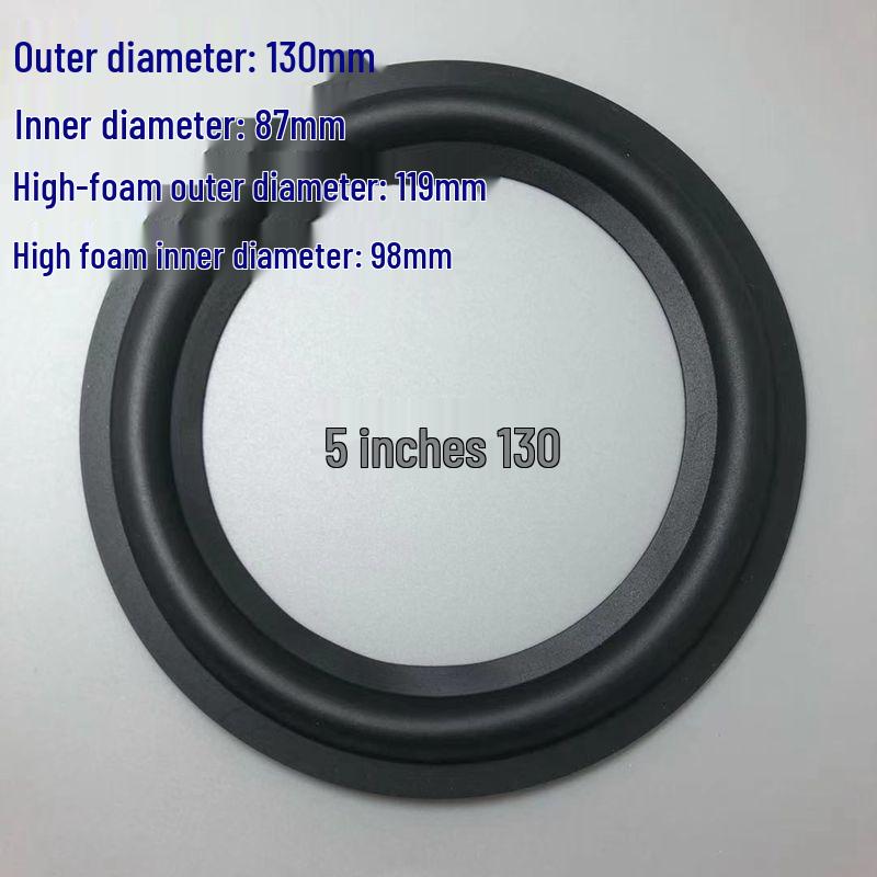 Rubber Edge Speaker Repair Rings - 1.5 To 12 Inch Range