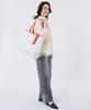 LG HANDLE ADJ Webbing TOTE/1872/Meringue/Mandarin