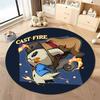 17 Styles Pokemon Cards Print Round Carpet Bedroom LivingRoom Mat Sofa Home Children's Room Decor Rug Free Shipping Holiday Gift