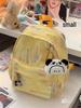 Soft-Girl Pastel Backpack - Cute, Compact School Bag for Female College Students