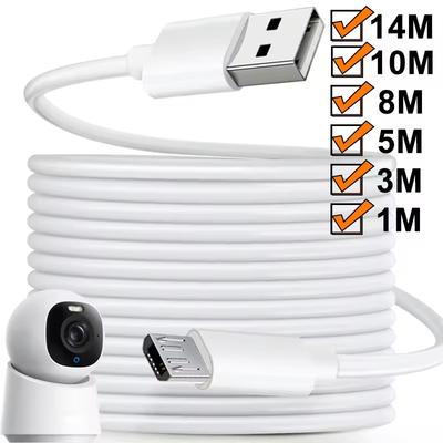1m/5m/8m/10m Ultra Long Micro USB Charging Cable Power Extension Cord for Xiaomi/Mijia/IP Web Camera Android Extended Wire