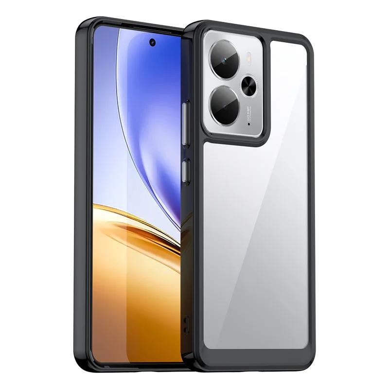 

Transparent Colorful TPU Case for Realme 14 5G Realme 14T 5G Protective Cover Clear Fundas Coque Capa Realme 14 5g