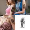 12pcs Temporary Tattoo Eagle Tattoo Realistic Temporary Tattoos Rose Tattoo Tower Tattoo Black And Grey Realism For Arm Male