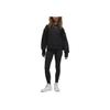 Jordan Solid Color Loose Hoodie Long Sleeve Women Tops Black FB4610-010
