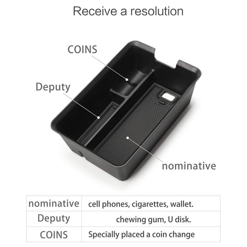 Για Renault Megane E-Tech 2025 2025 Κεντρικό υποβραχιόνιο αυτοκινήτου Κουτί αποθήκευσης Κεντρική κονσόλα Οργάνωση δίσκου Κεντρικό τακτοποίηση αξεσουάρ