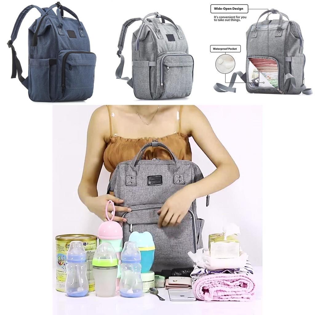 Multi-functional Diaper Bag Backpack For Baby Maternity Nappy With Large Capacity Waterproof