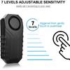 Wireless Bicycle Alarm Remote Control Waterproof Electric Motorcycle Scooter Bike Vibration Security Protection Anti Lost Alarms